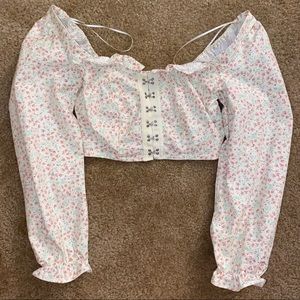 Urban Outfitters Floral Print Top